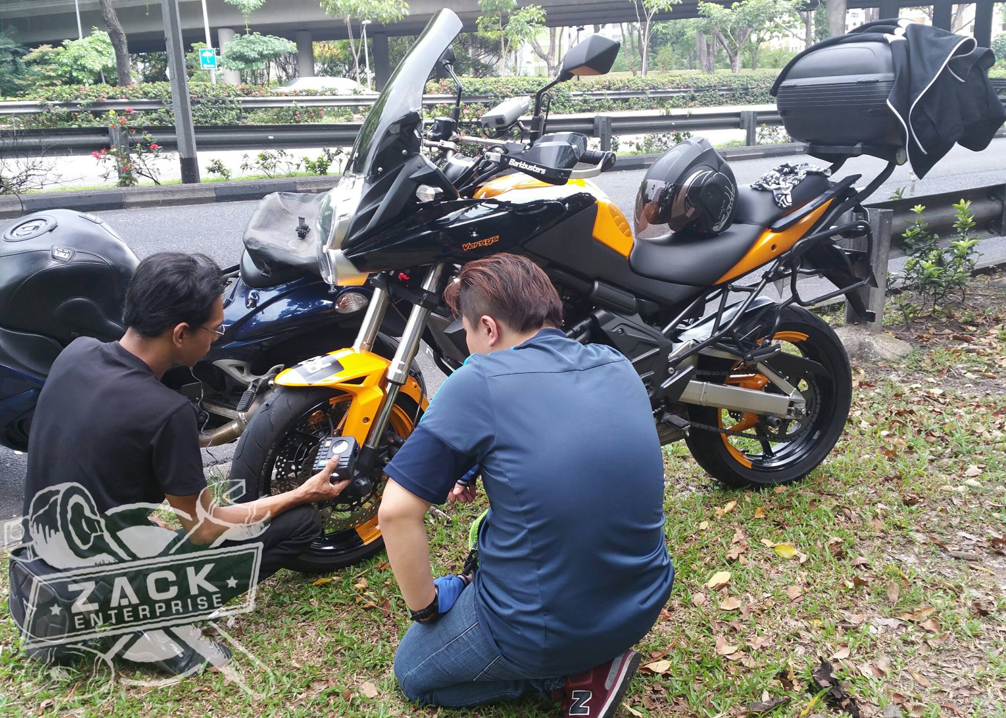 punctured tyre breakdown