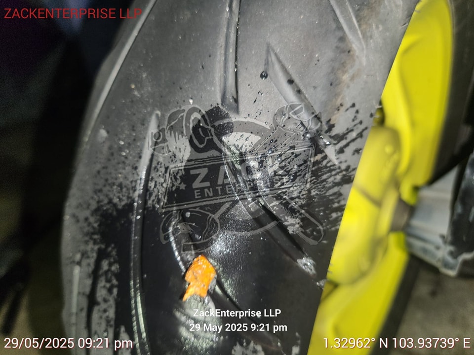 Tyre patching bikes only